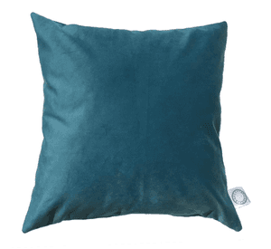 COJIN DECORATIVO DISEÑO TURQUESA SUAVE 50x50 RELLENO