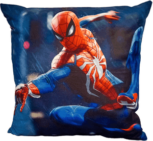 Cojín Felpa 45x45 cm De Spiderman Telaraña Extra Suave Hombre Araña
