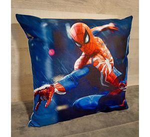 Cojín Felpa 45x45 cm De Spiderman Telaraña Extra Suave Hombre Araña