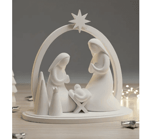 Adorno navidad - Pesebre Minimalista