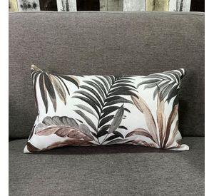 Cojin Decorativo Diseño Lino Ramos Beige 60x40 Relleno