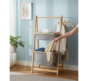 Estante Organizador Ropa Doble Nivel Moderno Funcional Jhn