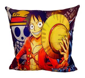 Cojín Felpa 45x45 cm De Mugiwara No Luffy Extra Suave