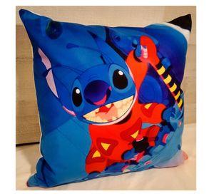 Cojín Felpa 45x45 cm De Nave De Stitch Extra Suave