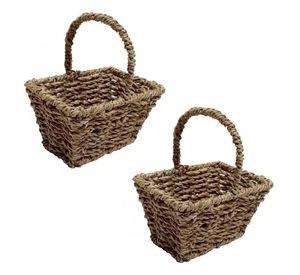 Cesta de Fibras Naturales Set