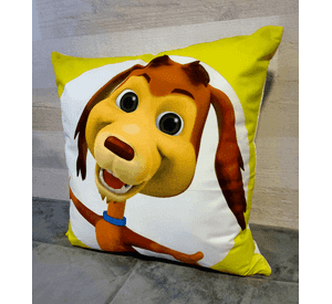 Cojín Felpa 45x45 cm Perro Chocolo Chocolin Extra Suave
