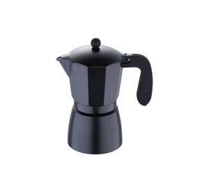 Cafetera Italiana 9 Tazas Negro Mate Bergner