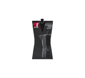 Cafetera Italiana 9 Tazas Negro Mate Bergner