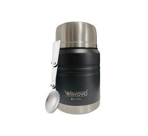 Termo Comida Wayoyo 510ml Acero Inoxidable 304 al Vacío con Cuchara