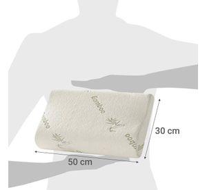 Pack 2 almohadas viscoelásticas y memoria con funda bambú