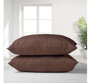 Set 2 almohadas premium Eco colores 50x70 chocolate