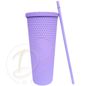 Vaso Mug Tublr Stud Botella Motivacional Vaso con Bombilla Morado