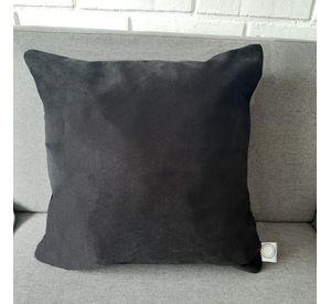 COJIN DECORATIVO DISEÑO SUAVE NEGRO 45X45 RELLENO
