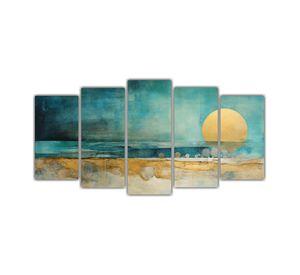 Pintura De Pared Vanguardia Calma En Carnesi 250x125 Cm