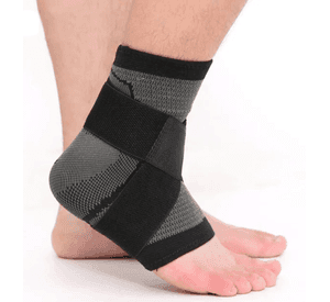 Tobillera Deportiva, Venda de Compresión Doble, Ajustable