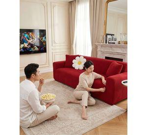 Funda Para Sofa 1 Cuerpos Diseño Moderno De Polar m4