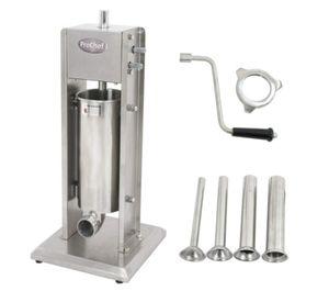 Embutidora Manual Vertical 5 Litros Acero Inox.