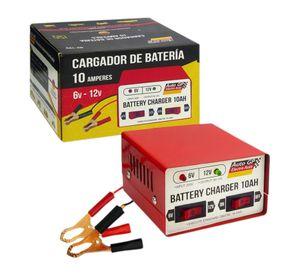 Cargador Baterías Para Auto Moto 12/6 Volt 10 Amp