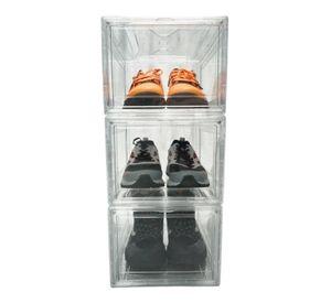 PACK 10 CAJAS ORGANIZADORA ZAPATO APILABLE PREMIUM CIERRE MAGNETICO