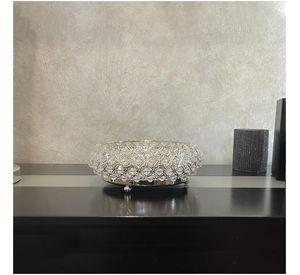 Centro de Mesa Decorativo Verdún Redonda Silver