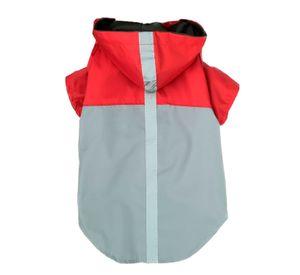 Impermeable Gris-Rojo talla XL