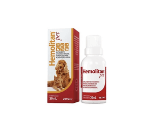 Hemolitan Pet Oral Multivitamínico Para Perros Y Gatos 30 Ml