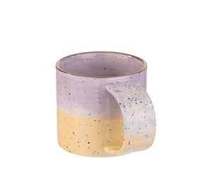Taza Cerámica Lilac & Yellow 350 ml