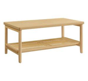 Mesa de Centro Rectangular Estilo Ratán Trento