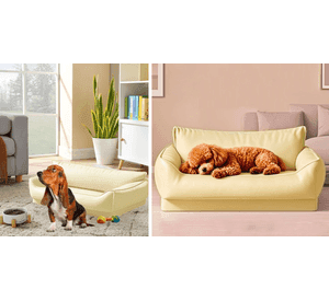 Cama Sofá Impermeable para Mascotas Beige Talla M