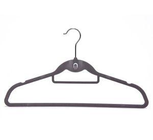 Colgador Terciopelo gris 3 unidades