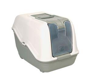 Arenero para Gato Netta Maxi Close Verde Opaco MPS
