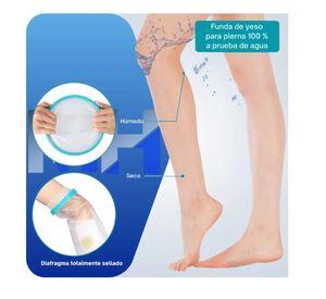 Protector De Yeso Impermeable Pierna Adulto Sello Hermetico