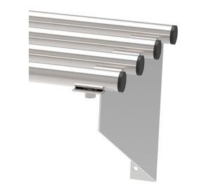 Repisa Tubular 150x30cm Acero Inoxidable