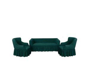Cubre sillones turcos Elegante 3+1+1- TURQUESA RS.