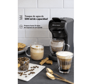 Cafetera Cápsulas Espresso Milano Coffee 3en1 Gris EasyWays