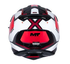 Casco para moto MT Track SV HS218 NEXUS B5 Rojo Brillo