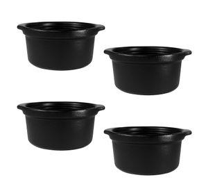 Pack 4 Fuentes de Cerámica p/horno tipo Gres-R-0019-NE