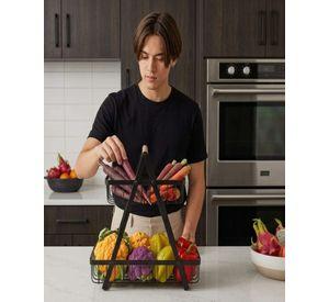 Estante Organizador de Cocina Diseño de Doble Nivel 01