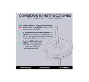 Vaso térmico mug Buffer, 1.2 L, acero inoxidable, frío y calor