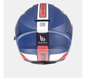Casco De Moto MT Helmets Avenue Sv Crossroad Azul/blanco/rojo
