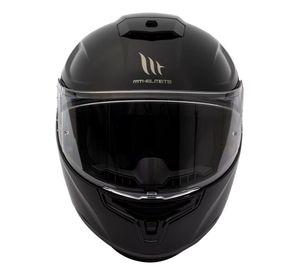 Casco De Moto Mt Helmets Hummer Solid Negro Brillo + Regalo