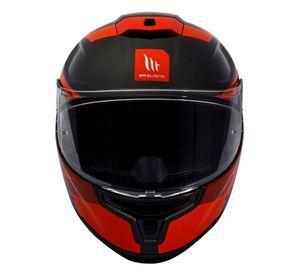 Casco De Moto Mt Helmets Hummer Quo B5 Rojo Brillo + Regalo