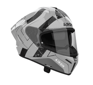 Casco para moto Airoh Matryx Scope Light Gris Brillo