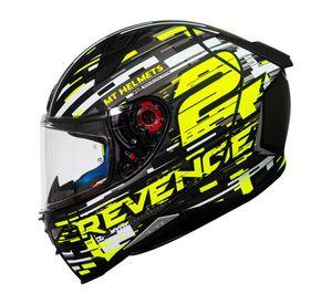 Casco De Moto Mt Helmets Revenge 2 Baye A1 Negro Mate
