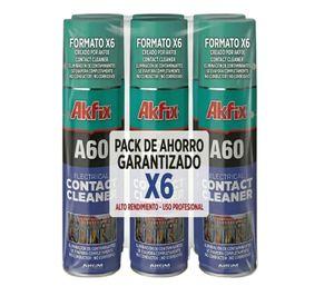 Pack 6 Limpia Contactos Electrico Akfix A60 Electronica 200m