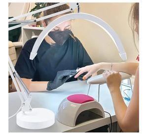 Lampara Ajustable Con Base Para Manicurista Pestañas Cara