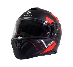 Casco MT Targo Veneris A4 Rojo Mate